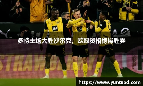 多特主场大胜沙尔克，欧冠资格稳操胜券